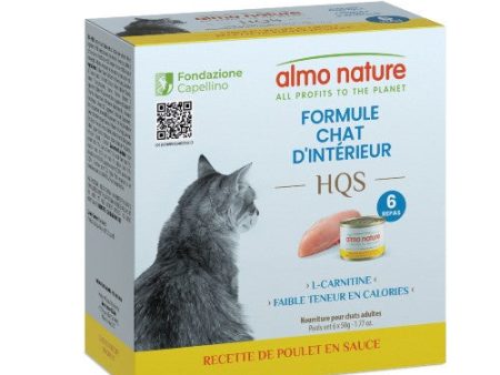 Almo HQS Formule chat d intérieur - Recette de poulet en sauce 6 x 50 gr Online Sale