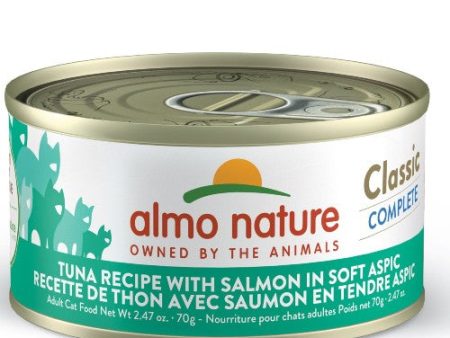 Almo Classic Complete Chat - Thon avec saumon en tendre aspic 70 gr Online now