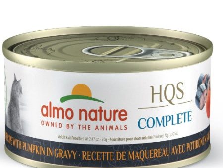 Almo Nature HQS Complete Chat - Maquereau avec potiron en sauce 70 gr Hot on Sale