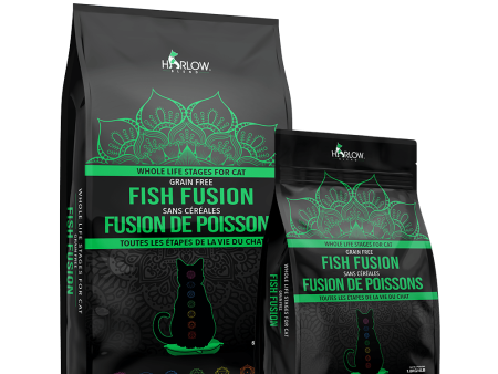 HARLOW BLEND 4 lbs - FUSION DE POISSON SANS CÉRÉALES PALEO LINE - FORMULE POUR CHAT on Sale