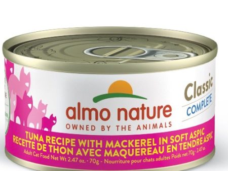 Almo Classic Complete Chat - Thon avec maquereau en tendre aspic 70 gr Fashion