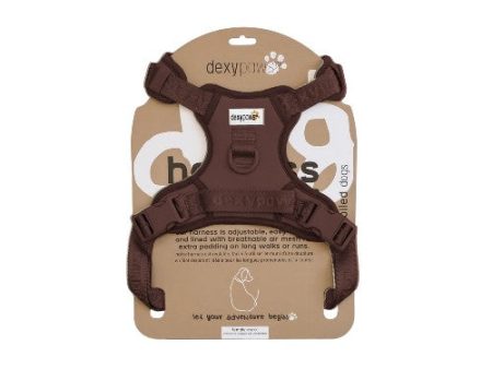 Dexypaws Harnais sans traction pour chien, Espresso Hot on Sale