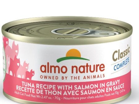 Almo Classic Complete Chat - Thon avec saumon en sauce 70 gr on Sale