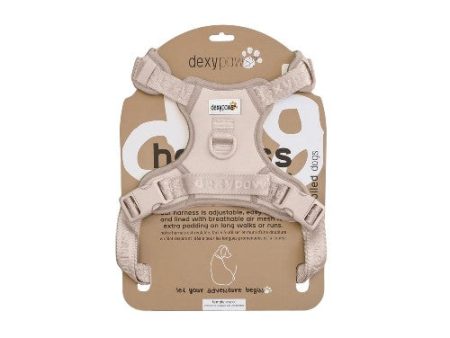 Dexypaws Harnais sans traction pour chien, Beige Supply