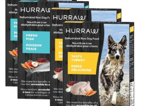 Nourriture Hurraw crue déshydratée pour chien - Combo Poisson-Dinde Online Sale