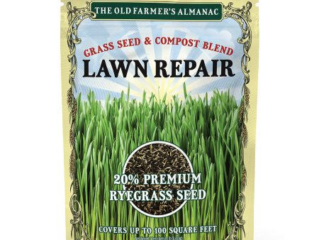 The Old Farmer s Almanac Lawn Repair Premium Grass Seed & Compost Blend Online Hot Sale