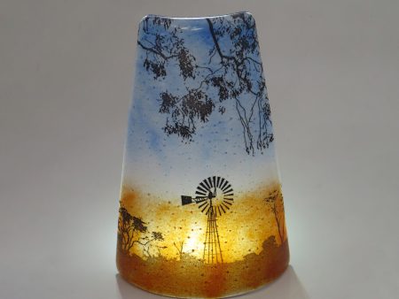 Windmill Glass Artwork Online Hot Sale