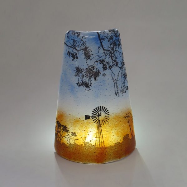 Windmill Glass Artwork Online Hot Sale