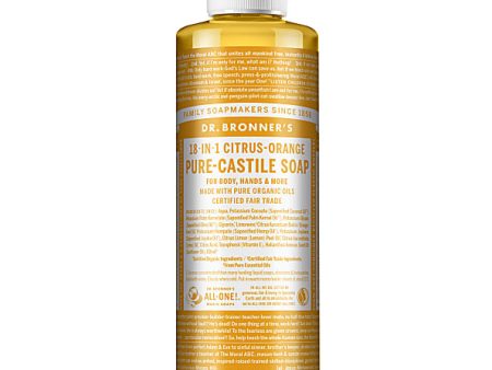 DR BRONNERS CASTILE LIQUID SOAP CITRUS 237ML on Sale