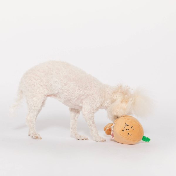 the furryfolks - Yellow Onion Nosework Toy Cheap