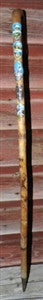 Antique Walking Stick 32 Inches Long 5 Badges For Cheap