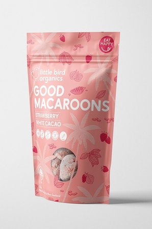 LITTLE BIRD MACAROON STRAWBERRY & WHITE CACAO 125G Sale