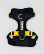 GULA DOG CARE - Dog Harness - Black & Yellow For Discount