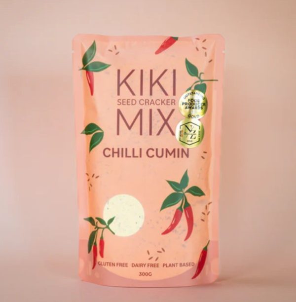 KIKI SEED CRACKER CHILLI & CUMIN CRACKER MIX 300G Online Hot Sale