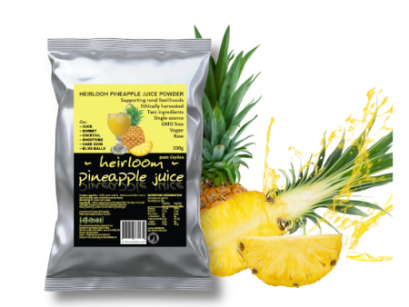 HEIRLOOM PINEAPPLE JUICE POWDER 100G Hot on Sale