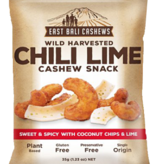 EAST BALI CASHEWS CHILLI & LIME 35G on Sale