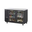 Turbo Air (TBB-2SG-N) 59  Wide Back Bar Refrigerator Cabinet featuring Two Glass Doors For Discount