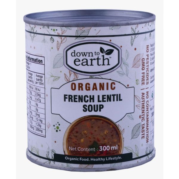 DOWN TO EARTH FRENCH LENTIL SOUP 300ML Cheap