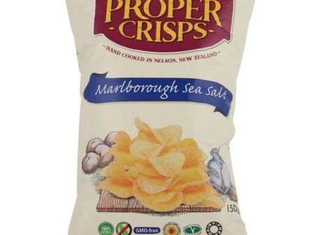 PROPER CRISPS MARLBOROUGH SEA SALT 140G For Sale