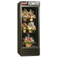 Powers (FS28SD) 28  Wide Refrigerated Floral Cooler with One Hinged Glass Door For Sale