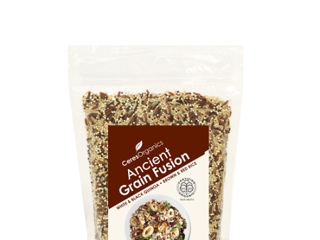 CERES ORGANIC ANCIENT GRAIN FUSION 500G LG BROWN RICE WHITE QUINOA LG RED RICE BLACK QUINOA Online Sale