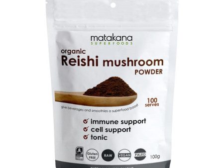 MATAKANA SUPERFOODS REISHI MUSHROOM POWDER 100 Fashion