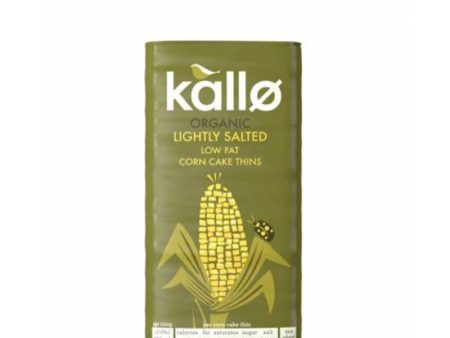 KALLO THIN CORN CAKES 130G Online now