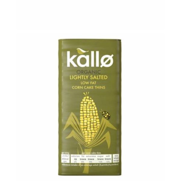 KALLO THIN CORN CAKES 130G Online now