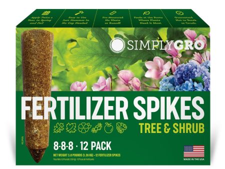 SimplyGro Fertilizer Spikes for Trees & Shrubs Hot on Sale