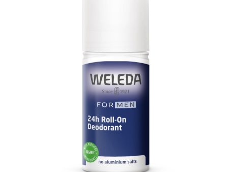 WELEDA 24H ROLL ON DEODORANT FOR MEN 50ML Hot on Sale