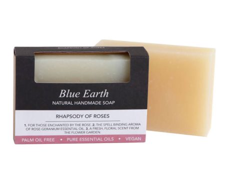 BLUE EARTH RHAPSODY OF ROSES SOAP BAR Online Sale