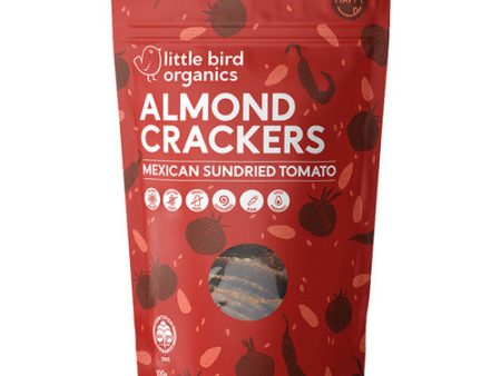 LITTLE BIRD ALMOND CRACKERS MEXICAN SUNDRIED TOMATO 100G Cheap