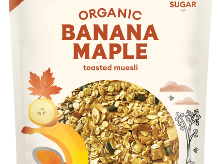 CERES BIO MUESLI BANANA MAPLE 500G For Cheap