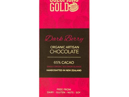 SOLOMANS GOLD DARK BERRY 70% CHOC 55G Cheap