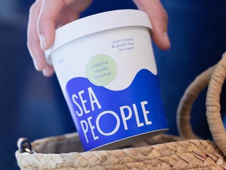 SEA PEOPLE MATCHA VANILLA COCONUT VEGAN ICECREAM 473ML Discount