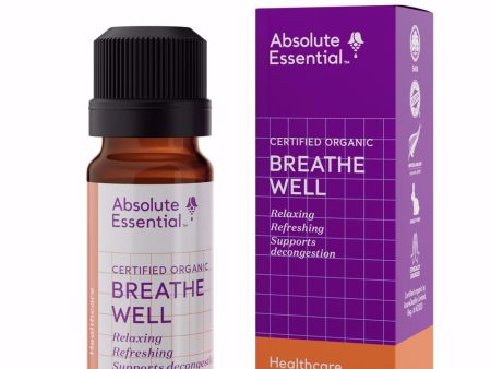 ABSOLUTE ESSENTIAL ORGANIC BREATH WELL ESSENTIAL OIL BLEND 10ML For Cheap