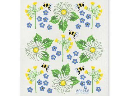 FLORENCE DISH CLOTH SUMMER FLOWERS Sale