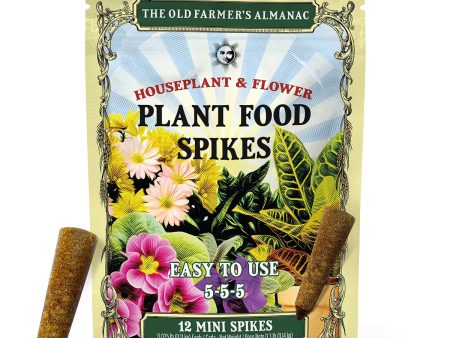 The Old Farmer s Almanac Houseplant & Flower Plant Food Mini Spikes 5-5-5 For Discount