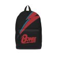 David Bowie Backpack - Lightning Black Online Sale