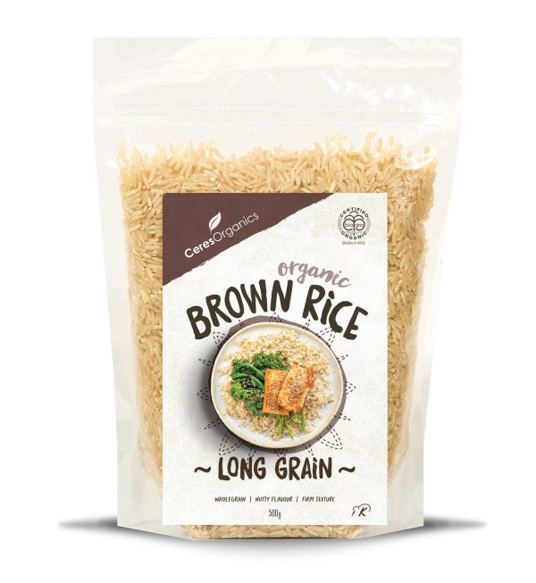 CERES ORGANIC BIO LONG GRAIN BROWN RICE 500G Online