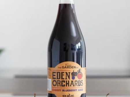 EDEN ORHARDS CHERRY & BLUEBERRY JUICE 750ML For Sale