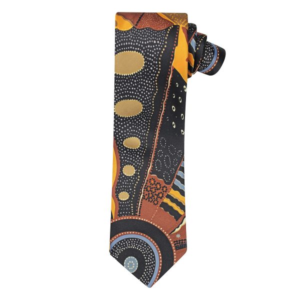 Norman Cox Brown Tie For Discount