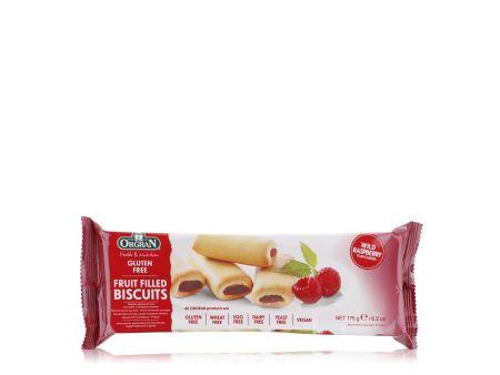 ORGRAN WILD RASPBERRY BISCUITS 175G Online now