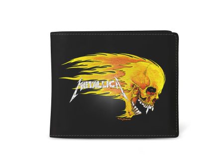 Metallica Wallet - Pushead Flame For Discount