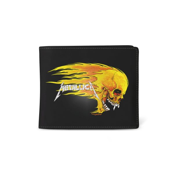 Metallica Wallet - Pushead Flame For Discount