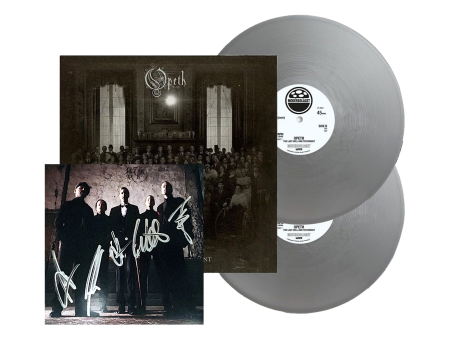 Opeth - The Last Will and Testament Double Silver LP + Signed Art Card Online Sale