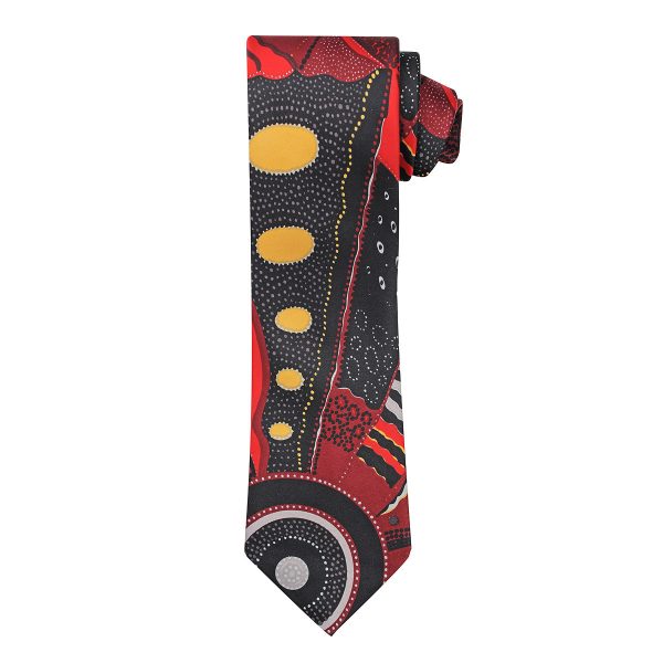 Norman Cox Red Tie Online Hot Sale