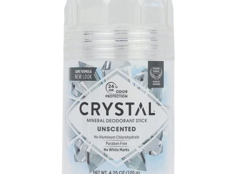 CRYSTAL DEODORANT UNSCENTED 120G For Sale