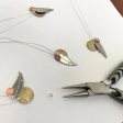 Leaf Mixed Metals Necklace Discount