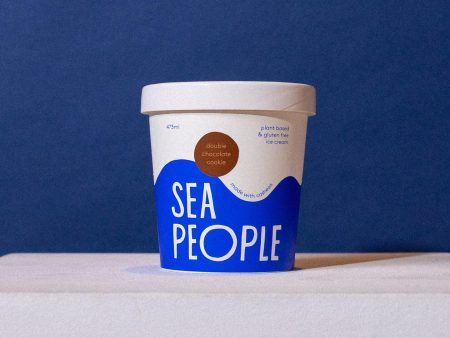 SEA PEOPLE DOUBLE CHOCOLATE VEGAN ICECREAM 473ML For Cheap